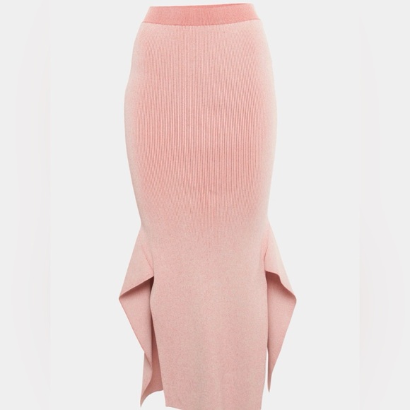 Stella McCartney Dresses & Skirts - Stella McCartney Textured Ribbed Knit Midi Skirt
